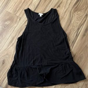 Gap peplum tank top